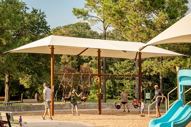 Single Post Swing Frames With Shade - RSW23516G -Web