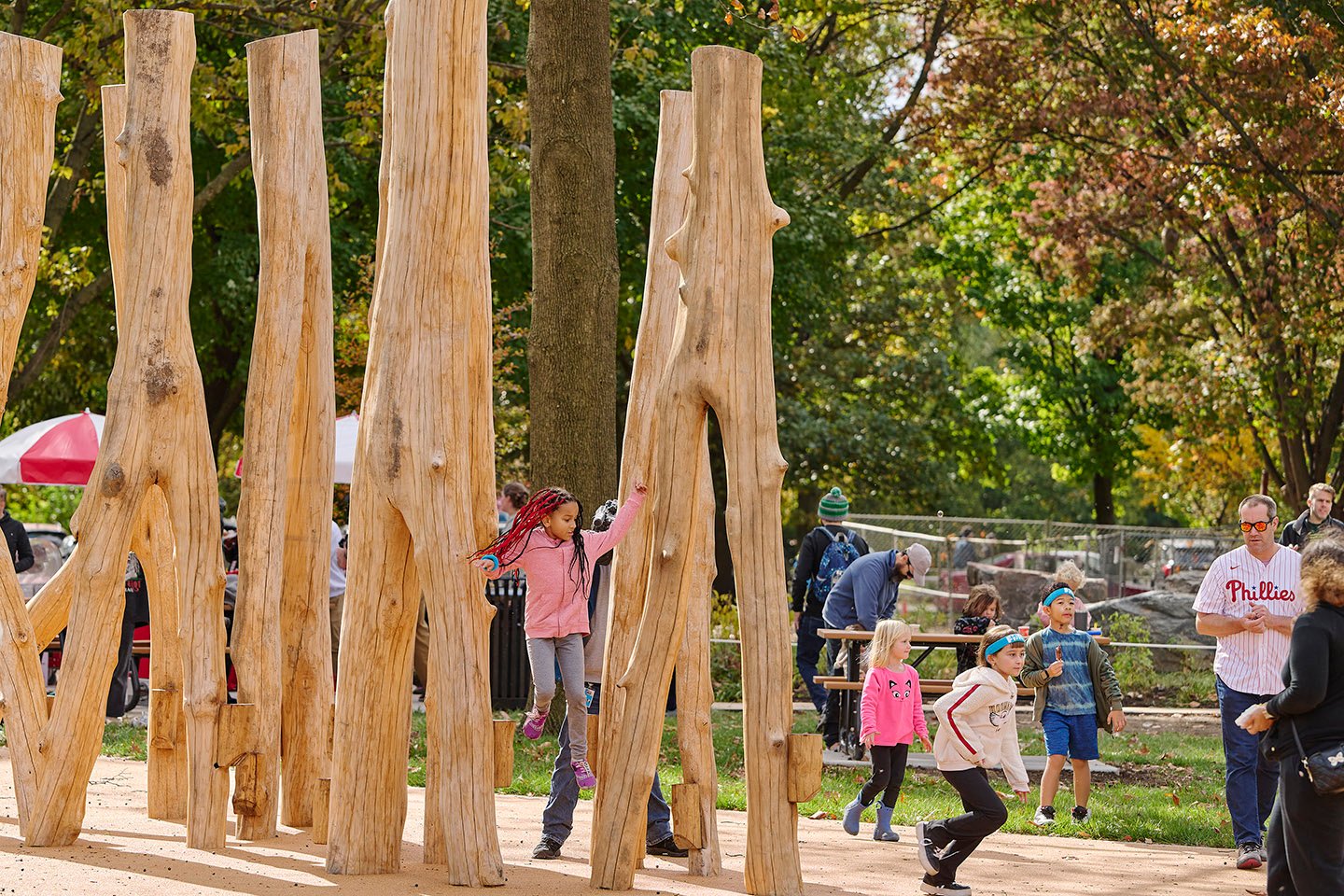 Nature Play - Pole Climbers - FDR Park-Web