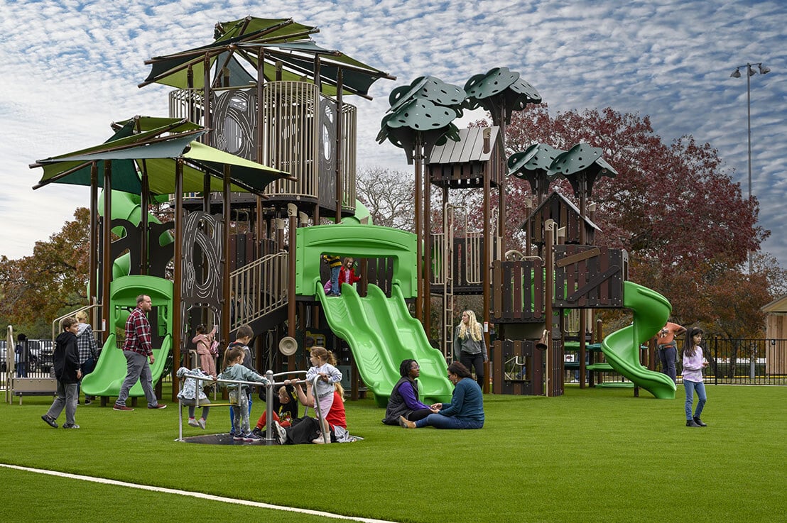 Immersing in Nature at Live Oak's New Playgrounds